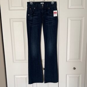 Hudson Signature Jeans Deep Blue Wide Leg